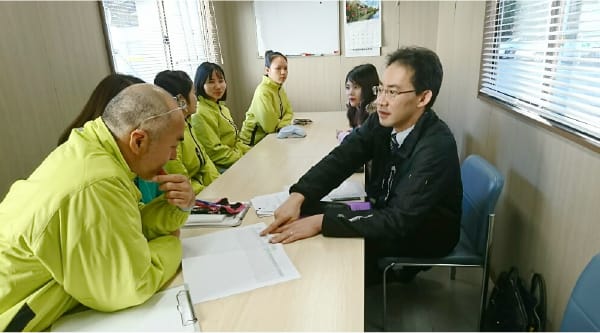 定期訪問の様子